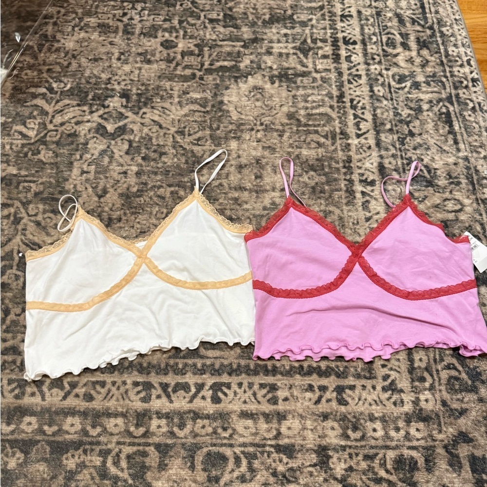 Abound Pink set of Crop Top  size xl